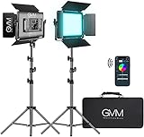 GVM LED Videoleuchte RGB (2er Packs)