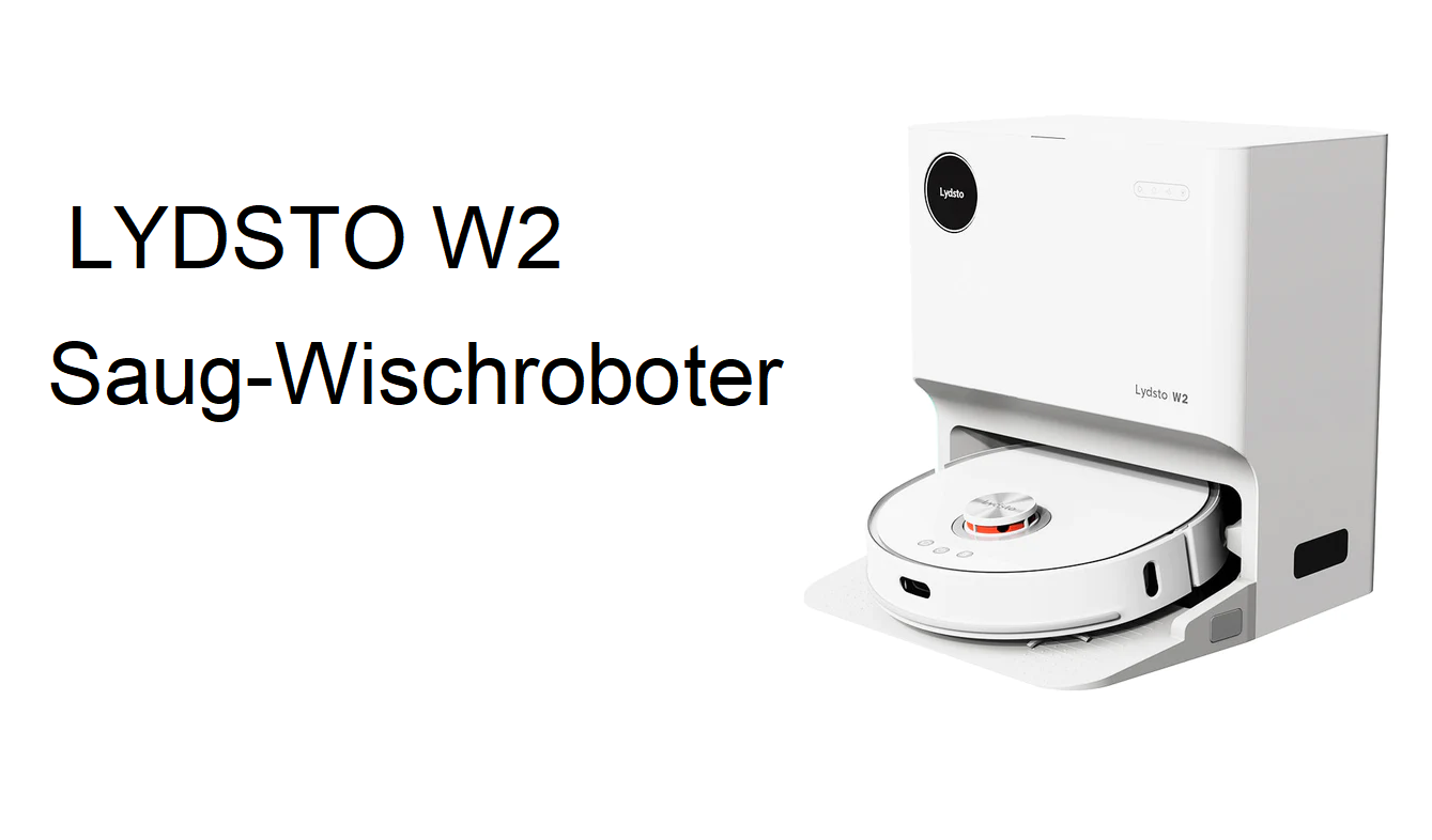 LYDSTO W2 SaugWischroboter mit rotierenden Wischmopps und Selbstreinigungsstation Moschuss