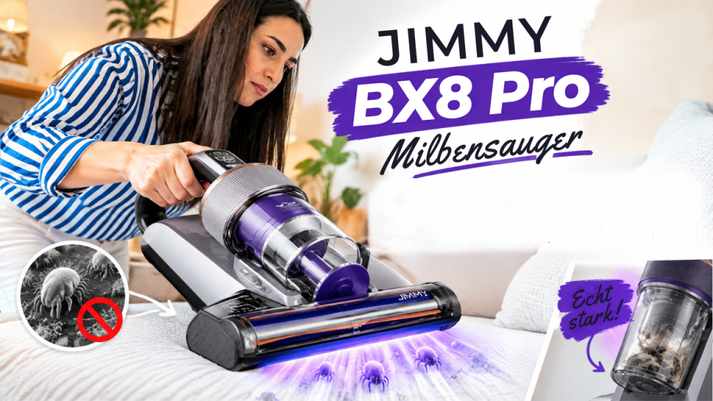 JIMMY BX7 Pro Max Milbensauger mit UV-C-Licht